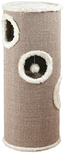 Trixie 4338 Cat Tower Edoardo, 100 cm, taupe/creme von TRIXIE