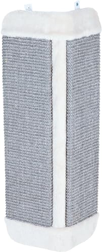 Trixie 43435 Kratzbrett für Zimmerecken, 32 × 60 cm, grau/lichtgrau von TRIXIE