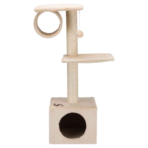 TRIXIE Kratzbaum San Fernando 106 cm in beige – mehrstöckiger Katzenbaum mit gemütlichen Liegeflächen und robusten Kratzflächen, komfortabel & stabil – 43951 TRIXIE Kratzbaum San Fernando 106 cm in beige – mehrstöckiger Katzenbaum mit gemütlichen Liegeflächen und robusten Kratzflächen, komfortabel & stabil – 43951 von TRIXIE
