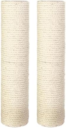Trixie 43991 Ersatzstamm, Sisal, ø 9 × 40 cm, Natur (Packung mit 2) von TRIXIE