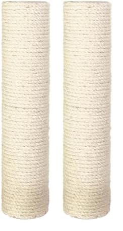 Trixie 43991 Ersatzstamm, Sisal, ø 9 × 40 cm, Natur (Packung mit 2) von TRIXIE