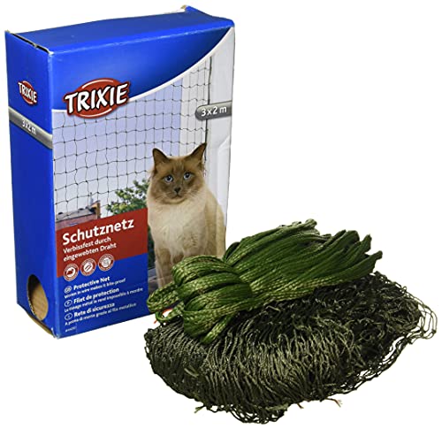 Trixie 44292 Schutznetz, drahtverstärkt, 3 × 2 m, olivgrün von TRIXIE