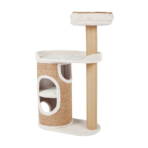 TRIXIE Kratzbaum Falco 117 cm in beige – moderner Katzenbaum mit gemütlichen Liegeflächen und einer großen Höhle, komfortabel & stabil – 44416 TRIXIE Kratzbaum Falco 117 cm in beige – moderner Katzenbaum mit gemütlichen Liegeflächen und einer großen Höhle, komfortabel & stabil – 44416 von TRIXIE
