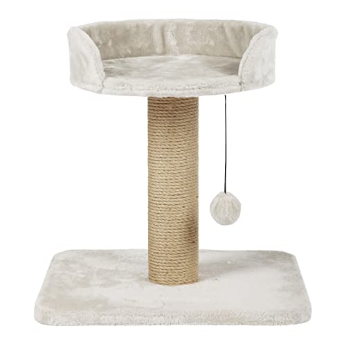 TRIXIE Kratzbaum Mica 46 cm in lichtgrau – kleiner & kompakter Katzenbaum mit gemütlicher Liegemulde & Spielball, komfortabel & stabil – 44418 TRIXIE Kratzbaum Mica 46 cm in lichtgrau – kleiner & kompakter Katzenbaum mit gemütlicher Liegemulde & Spielball, komfortabel & stabil – 44418 von TRIXIE