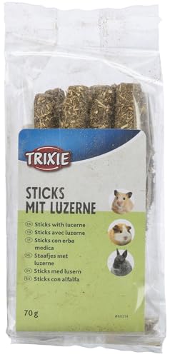 Trixie 60314 Luzerne Knabber Sticks, 70 g von TRIXIE