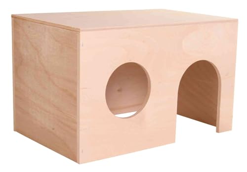 Trixie 60862 Holzhaus für Meerschweinchen, 27 × 17 × 19 cm von TRIXIE