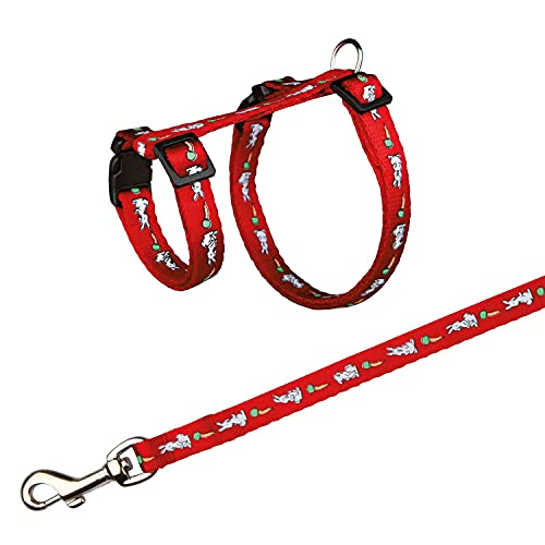 Trixie 6263 Geschirr mit Leine für Kaninchen, Nyon, 25–44 cm/10 mm, 1,25 m farbig sortiert Trixie 6263 Geschirr mit Leine für Kaninchen, Nyon, 25–44 cm/10 mm, 1,25 m farbig sortiert von TRIXIE