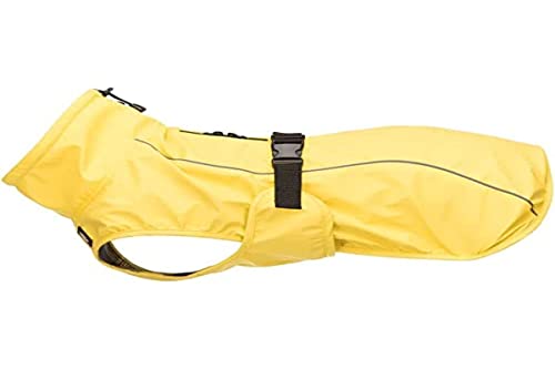 TRIXIE Regenmantel Vimy für Hunde XS gelb – Hunde-Regenjacke mit reflektierenden Elementen für mehr Sicherheit im Dunkeln – bequem & verstellbar - 7971 von TRIXIE