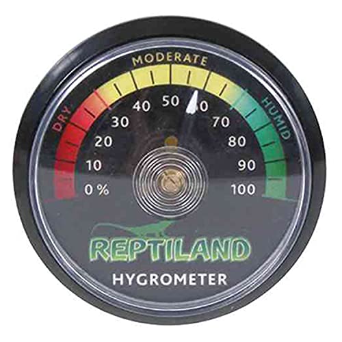 TRIXIE kleiner Luftfeuchtigkeitsmesser für Terrarien mit einer analogen Anzeige "Hygrometer, analog Ø 5 CM" - 76118 von TRIXIE