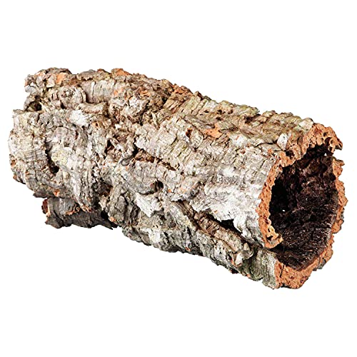 Trixie 76401 1 natur Korkröhre, M: Ø 9-14cm / ca. 25-40cm Versteck und Unterschlupf für Kleintiere und Vögel von TRIXIE