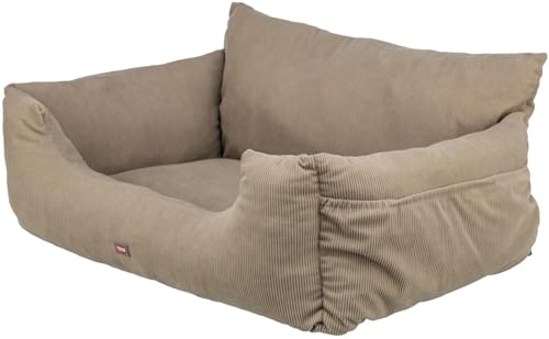 Trixie Autositz doppelt 80 x 35 x 60 cm Taupe von TRIXIE