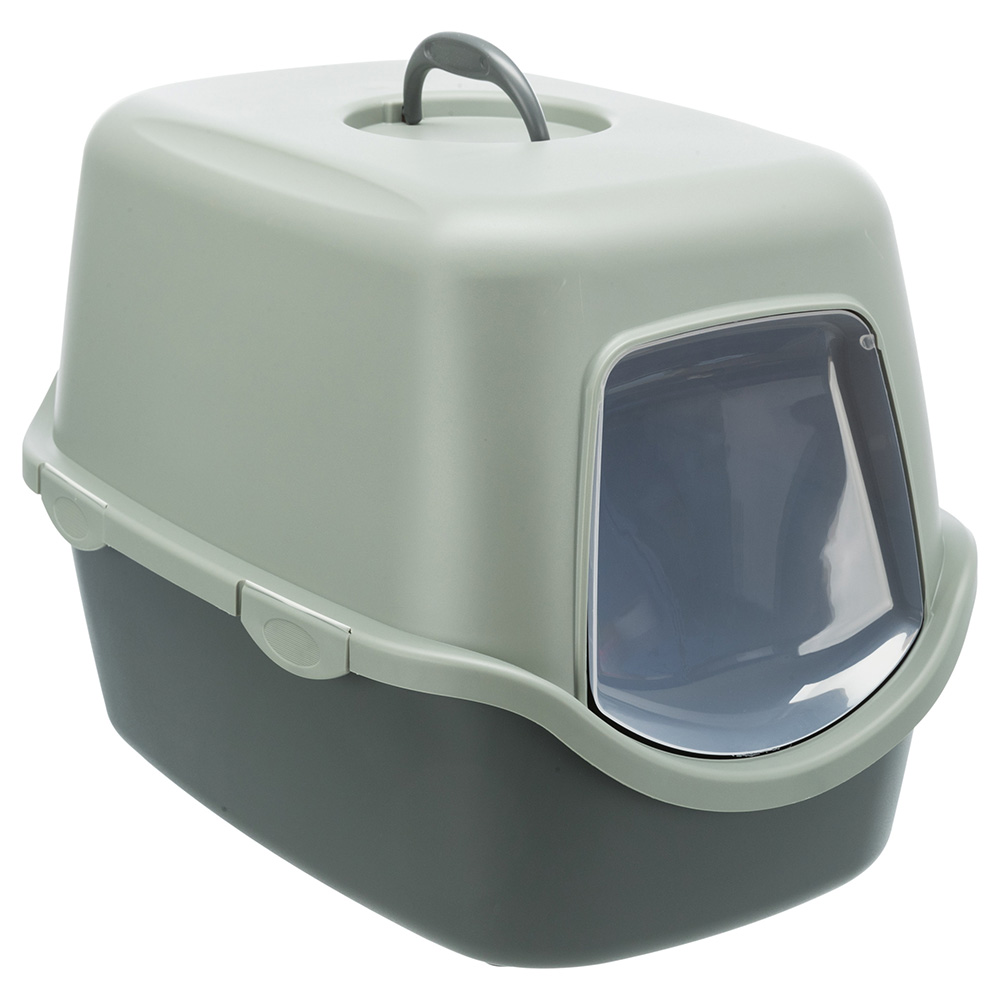 Trixie Be Eco Katzentoilette Vico mit Haube - L 56 x B 40 x H 40 cm von TRIXIE