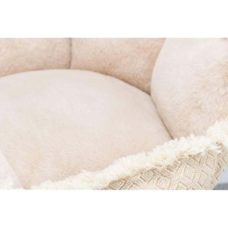 Trixie Boho Hundekorb - 65 x 65 cm - Sand/Beige von TRIXIE