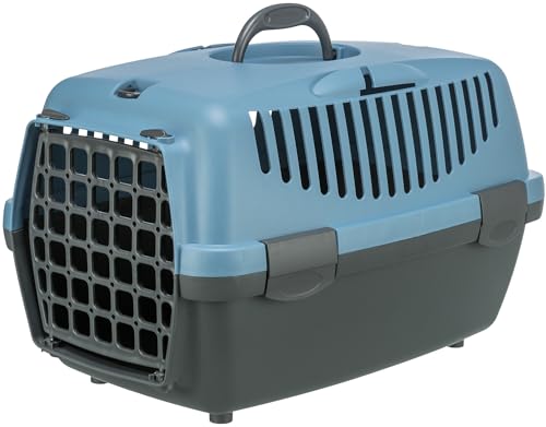 TRIXIE Transportbox Capri 1, XS: 32 × 31 × 48 cm - Tragegriff - Kunststoff - dunkelgrau/pastellblau - 39812 TRIXIE Transportbox Capri 1, XS: 32 × 31 × 48 cm - Tragegriff - Kunststoff - dunkelgrau/pastellblau - 39812 von TRIXIE
