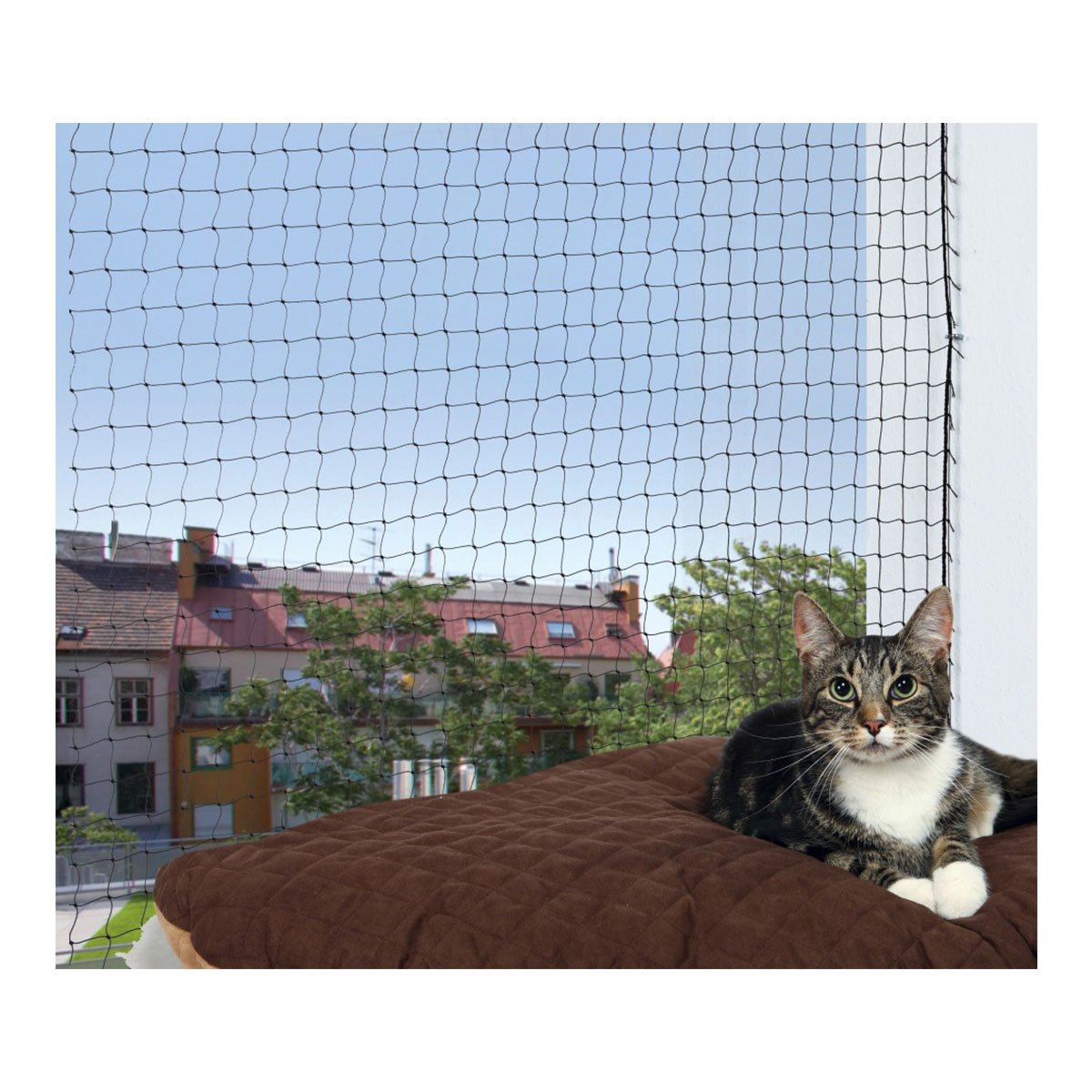 Trixie Cat Protect Katzenschutznetz transparent - 8x3m von TRIXIE