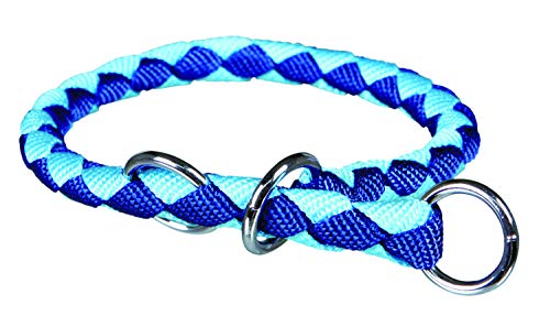 Trixie Cavo Zug-Stopp-Halsband S: 25–31 cm/ø 12 mm blau/hellblau von DOG Copenhagen