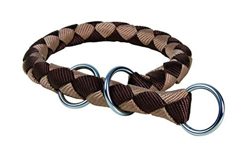 Trixie Cavo Zug-Stopp-Halsband S: 25–31 cm/ø 12 mm braun/beige von DOG Copenhagen