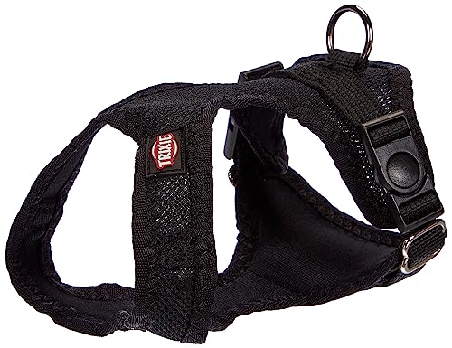 TRIXIE Comfort Soft Touren-Geschirr Größe XXS–XS: Brustumfang 25–35 cm/15 mm in schwarz - gepolstertes Hundegeschirr zum Joggen mit stufenlos verstellbaren Bauchgurt für sehr kleine Hunde, 16241 TRIXIE Comfort Soft Touren-Geschirr Größe XXS–XS: Brustumfang 25–35 cm/15 mm in schwarz - gepolstertes Hundegeschirr zum Joggen mit stufenlos verstellbaren Bauchgurt für sehr kleine Hunde, 16241 von TRIXIE