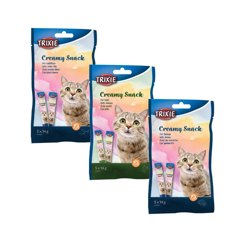 Trixie Creamy Snack - Huhn - 5 x 14 g von TRIXIE