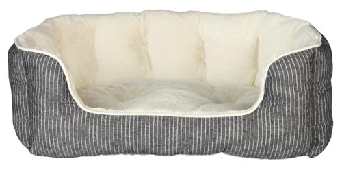 Trixie Davin Bett, 50 x 40 cm, grau/Creme von TRIXIE