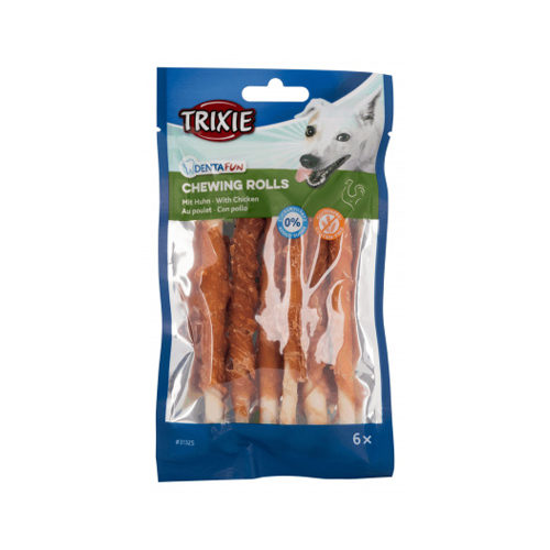 Trixie Denta Fun Chicken Chewing Rolls - 17 cm - 3 x 140 g Trixie Denta Fun Chicken Chewing Rolls - 17 cm - 3 x 140 g von TRIXIE