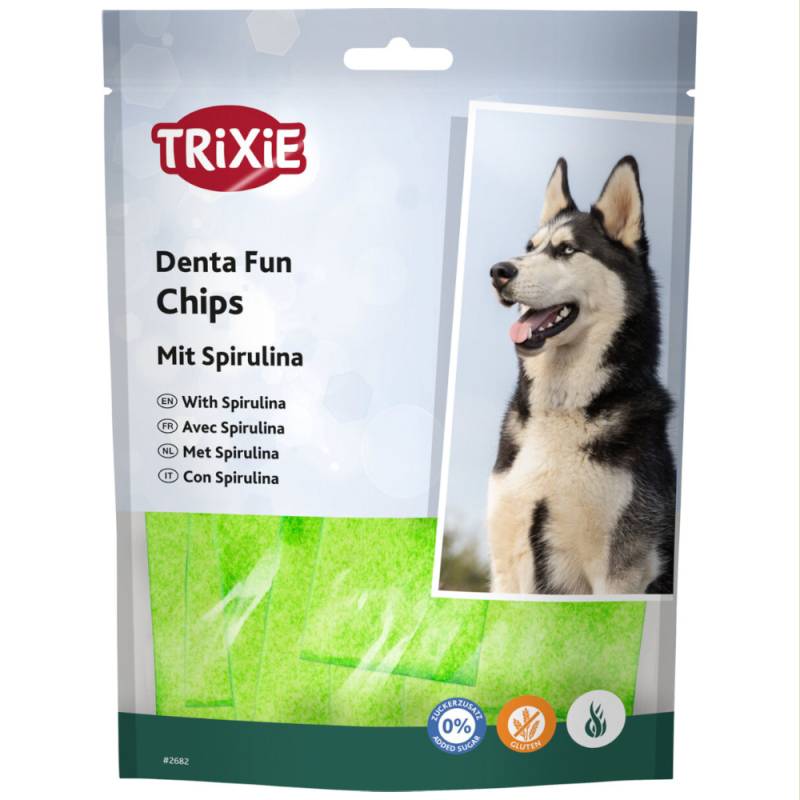 Trixie Denta Fun Chips mit Spirulina - 100 g von TRIXIE