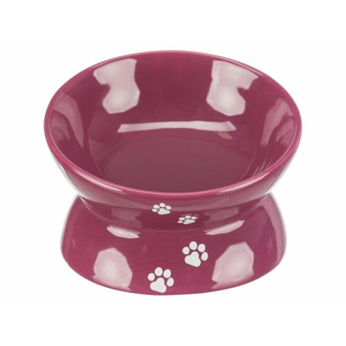 Trixie Ergonomische erhöhte Keramikschüssel, 0,15 l/Ø 13 cm, Farbe: Bordeaux, Keramik Trixie Ergonomische erhöhte Keramikschüssel, 0,15 l/Ø 13 cm, Farbe: Bordeaux, Keramik von TRIXIE