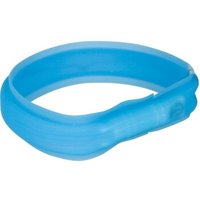 Trixie Flash Leuchtband USB Silikon blau L-XL von TRIXIE