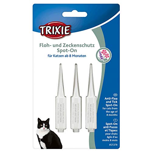Trixie Floh- und Zeckenschutz Spot-On, Katze Katze über 8 Mon. - Sie erhalten 1 Packung/en; Packungsinhalt 3 ml von TRIXIE