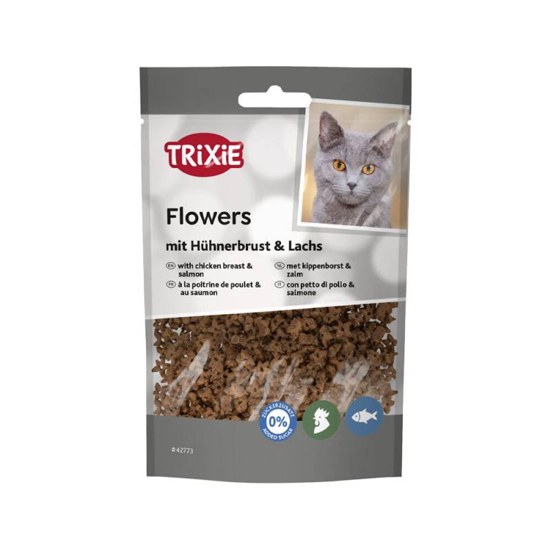 Trixie Flowers - Hähnchenbrust & Lachs - Huhn und Lachs - 50 g Trixie Flowers - Hähnchenbrust & Lachs - Huhn und Lachs - 50 g von TRIXIE
