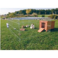 Trixie Freilaufgehege mit Abdeckung anthrazit/ grau 1,44 m, 1,16 m, 58 cm von TRIXIE