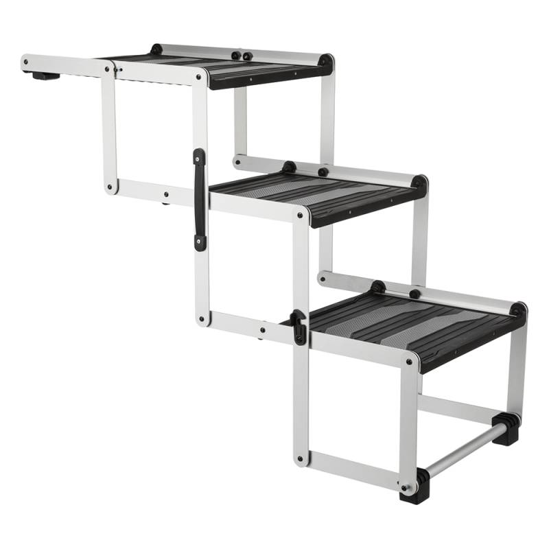 Trixie Friends on Tour 3-stufige Falt-Treppe, Aluminium/TPR - L 120 x B 37 x H 50 cm / L 100 x B 37 x H 57 cm von TRIXIE