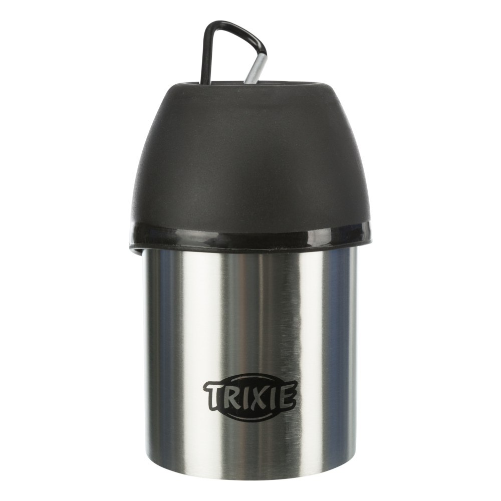 Trixie Friends on Tour Edelstahl-Flasche mit Trinknapf - 300 ml von TRIXIE