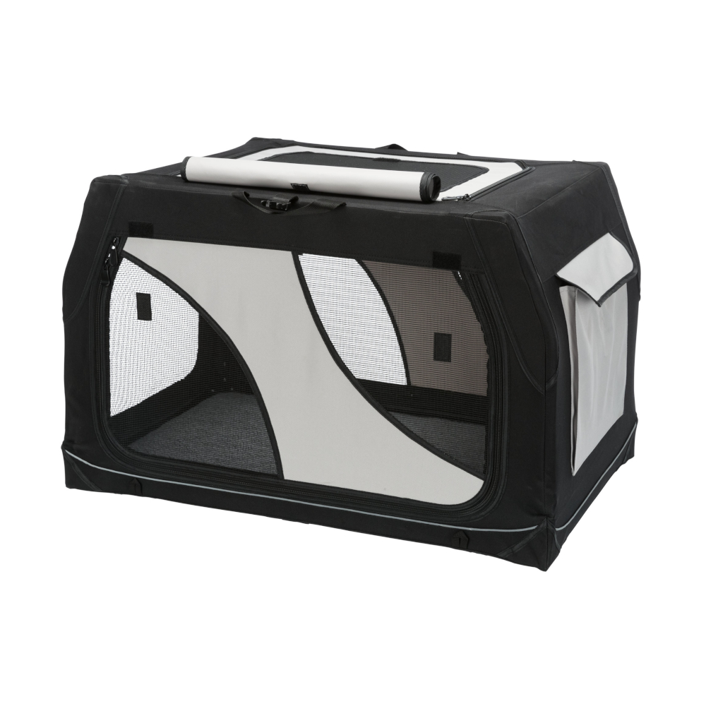 Trixie Hundebox faltbar Friends on Tour Mobile Kennel Vario - B 61 x T 46 x H 43 cm (Größe S) von TRIXIE