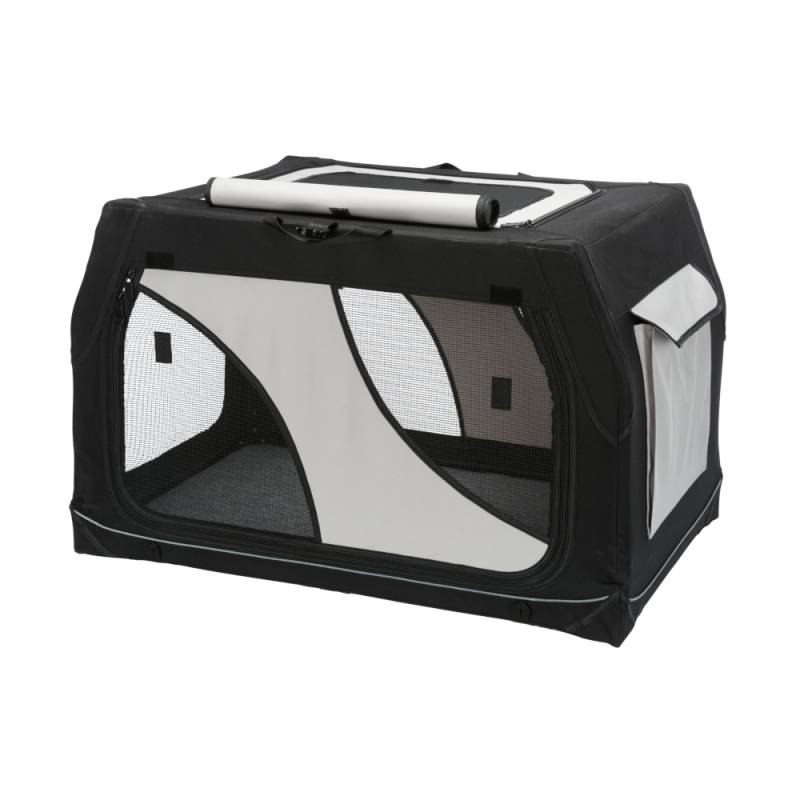 Trixie Hundebox faltbar Friends on Tour Mobile Kennel Vario - B 61 x T 46 x H 43 cm (Größe S) von TRIXIE