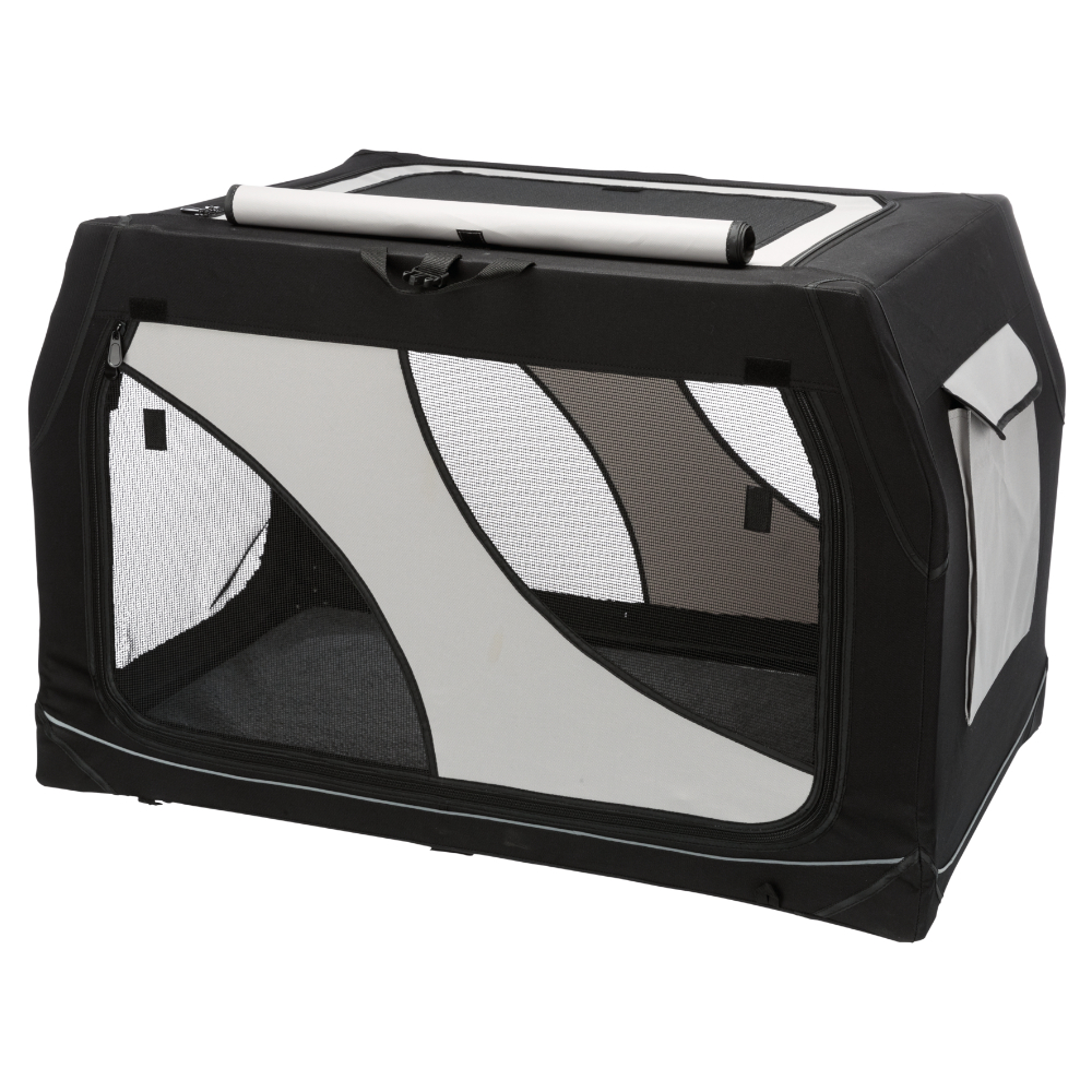 Trixie Hundebox faltbar Friends on Tour Mobile Kennel Vario - B 91 x T 61 x H 58 cm (Größe M-L) von TRIXIE