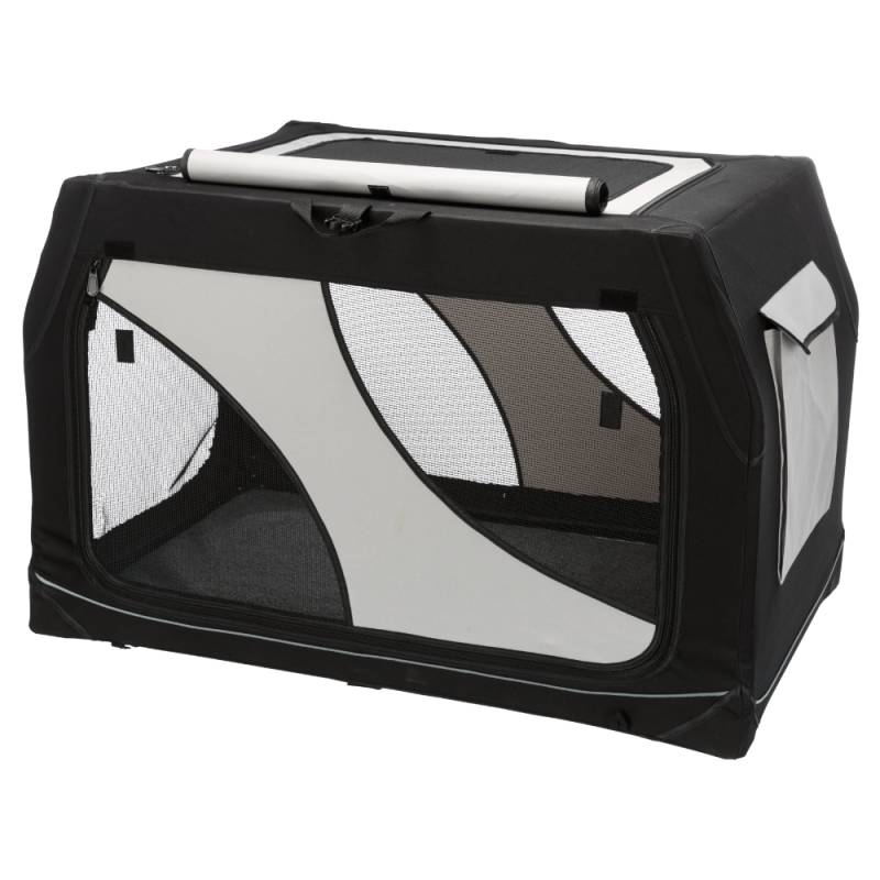 Trixie Hundebox faltbar Friends on Tour Mobile Kennel Vario - B 91 x T 61 x H 58 cm (Größe M-L) von TRIXIE