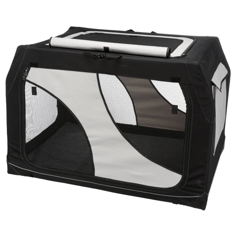 Trixie Hundebox faltbar Friends on Tour Mobile Kennel Vario - B 99 x T 71/61 x H 65 cm (Größe L) von TRIXIE