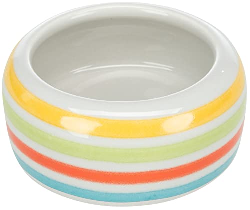 Trixie Futternapf aus Keramik für Hamster/Kleintiere, Durchmesser 8 cm, 50 ml von TRIXIE