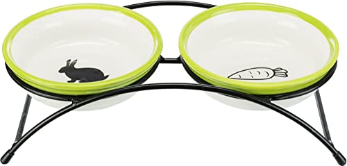 Trixie Futternapf für kleine Nagetiere, mit Ständer, 2 Näpfe à 0,3 l, Ø 13 cm Trixie Futternapf für kleine Nagetiere, mit Ständer, 2 Näpfe à 0,3 l, Ø 13 cm von TRIXIE