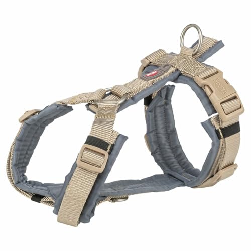 TRIXIE Geschirr für Hunde Premium Trekking Sand Taupe/Graphit grau TRIXIE Geschirr für Hunde Premium Trekking Sand Taupe/Graphit grau von TRIXIE