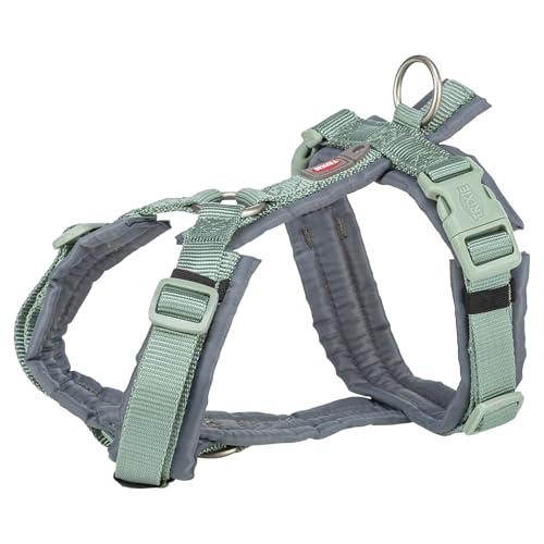 TRIXIE Geschirr für Hunde Premium Trekking Salbei grün/Graphit grau TRIXIE Geschirr für Hunde Premium Trekking Salbei grün/Graphit grau von TRIXIE