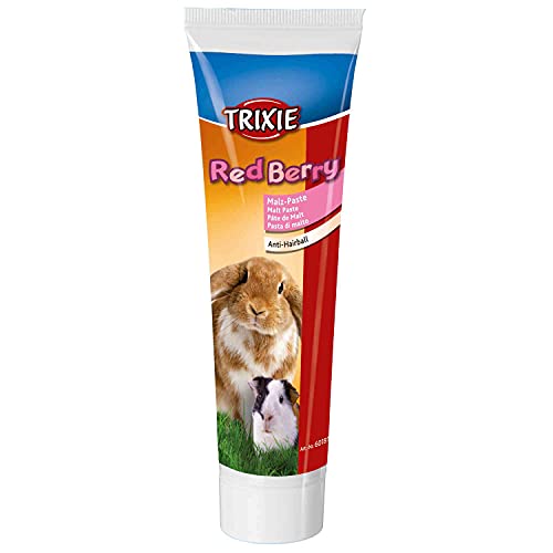 Trixie Malz Paste Red Berry | 100 g | Ergänzungsfuttermittel für Kaninchen & Kleinnager | Mit 70 % Malz & 12 % Frucht | Als Leckerli oder zur Verfeinerung des Hauptfutters Trixie Malz Paste Red Berry | 100 g | Ergänzungsfuttermittel für Kaninchen & Kleinnager | Mit 70 % Malz & 12 % Frucht | Als Leckerli oder zur Verfeinerung des Hauptfutters von TRIXIE