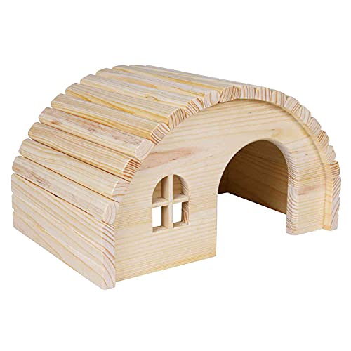 Trixie 61272 Haus, nagelfrei, große Hamster, Holz, 29 × 17 × 20 cm von TRIXIE