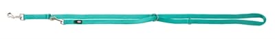 Trixie Hondenriem Premium Dubbelgestikt Verstelbaar Oceaan Blauw-200X2 CM von TRIXIE