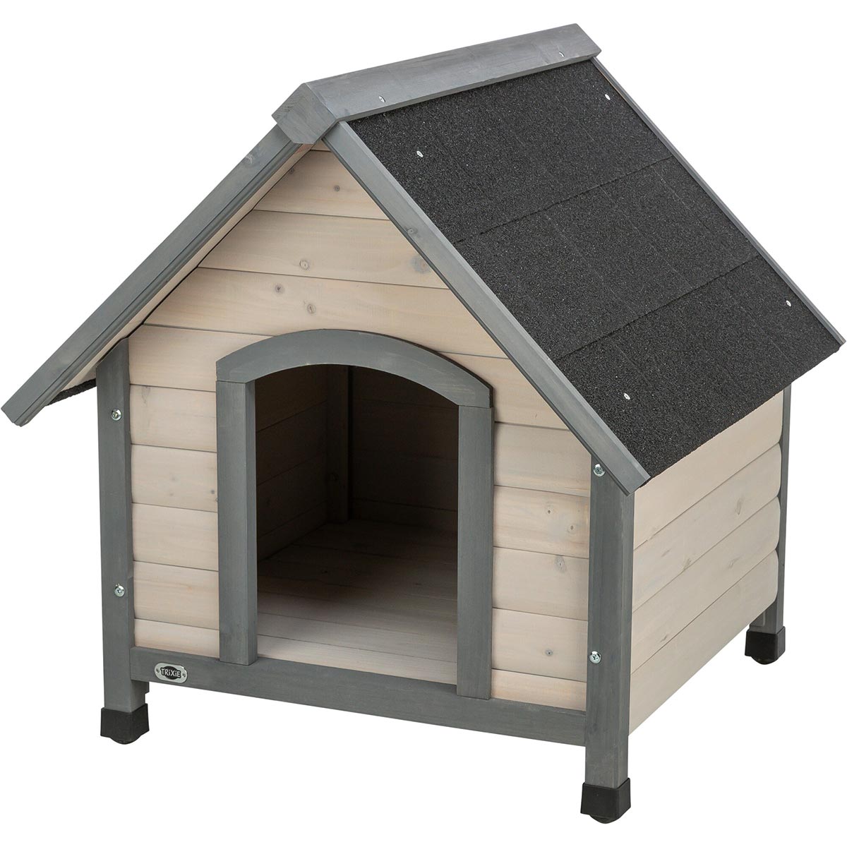 Trixie Hundehütte Cottage grau M–L 83×87×101 cm von TRIXIE