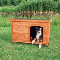 Trixie Hundehütte Natura mit Flachdach M-L von TRIXIE
