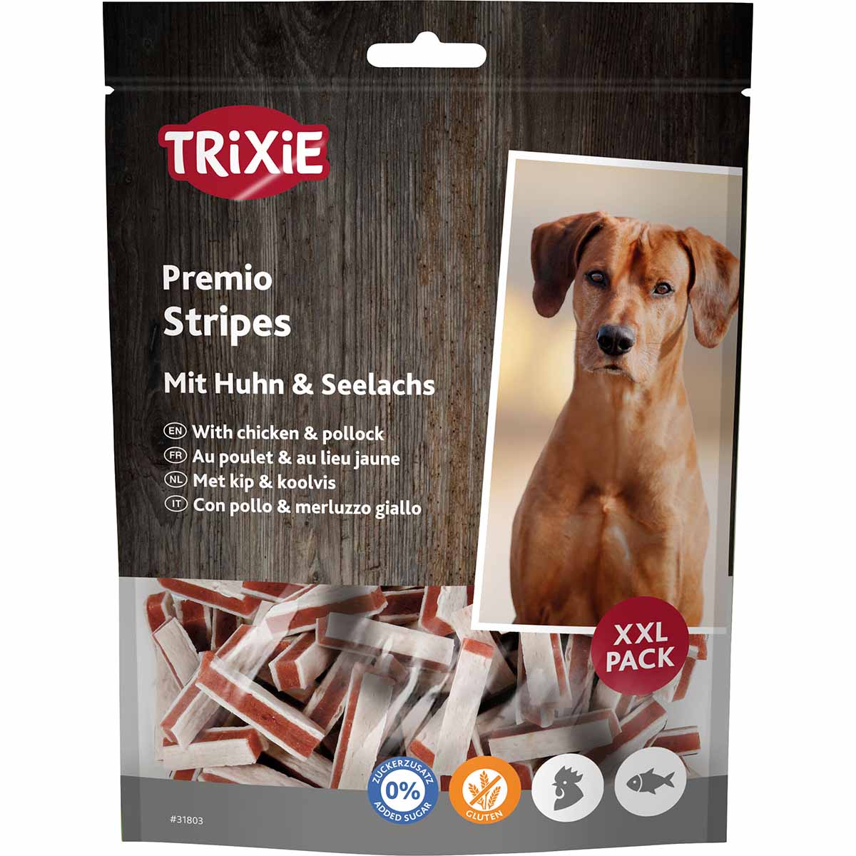 Trixie Hundesnack PREMIO Fish Chicken Stripes XXL Pack 6x300g von TRIXIE