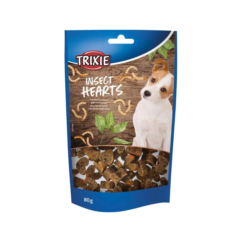 Trixie Insect Hearts mit Mehlwürmern - 80 g von TRIXIE