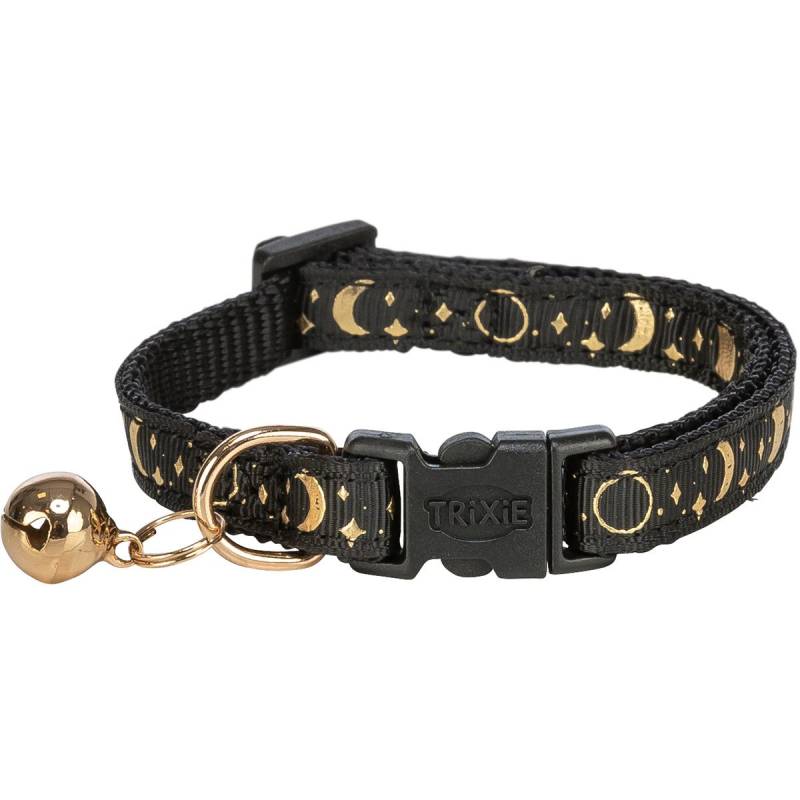 Trixie Katzenhalsband schwarz mit Mond & Sternen von TRIXIE
